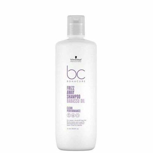 Schwarzkopf BC Bonacure Frizz Away - Шампунь для жестких и непослушных волос 1000 мл schwarzkopf professional bc keratin smooth perfect маска 200 мл schwarzkopf professional bc bonacure