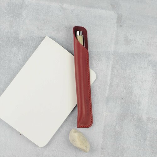 Чехол футляр для ручки из натуральной кожи