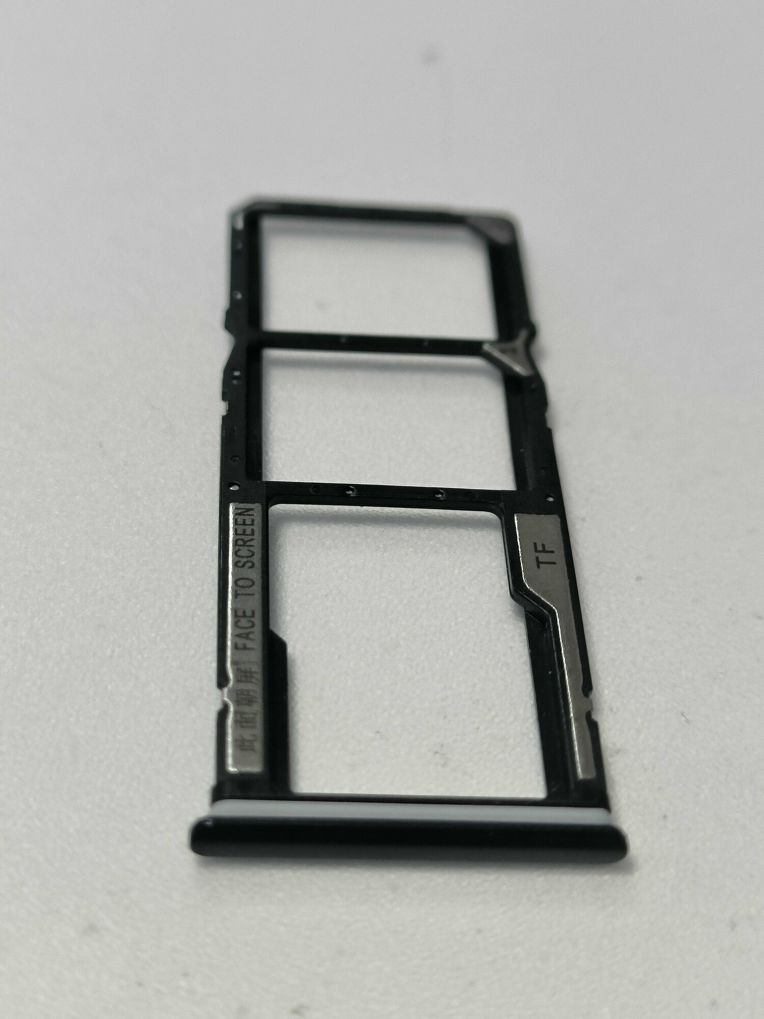 Сим лоток для xiaomi redmi 9t черный — фото 1