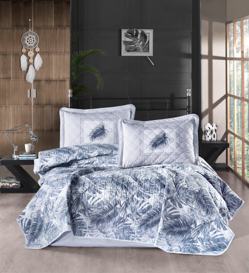 KARVEN Одеяло-покрывало Puma цвет: темно-синий (180х240 см)