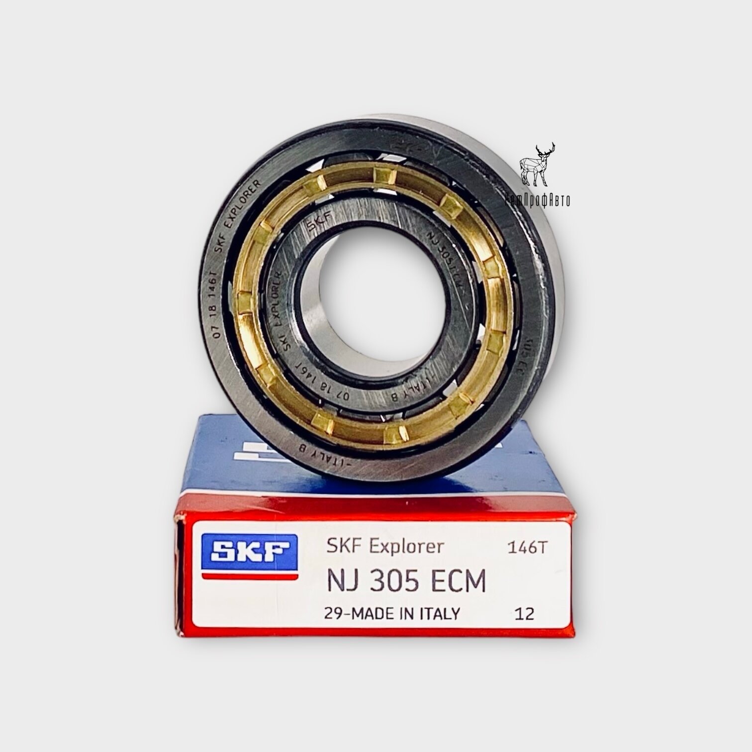 Подшипник SKF NJ 305 ECM (42305) размер 25х62х17 мм