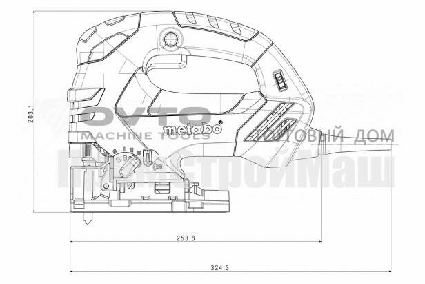 Электролобзик Metabo - фото №15