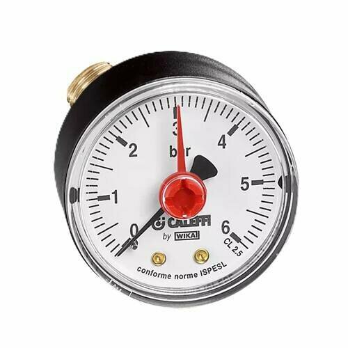 Манометр аксиальный Caleffi 557 - 1/4
