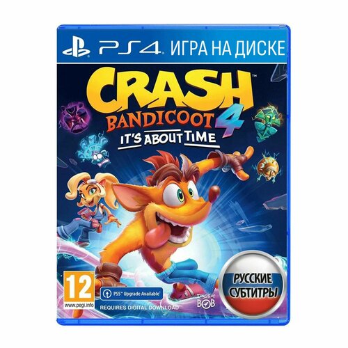 Игра Crash Bandicoot 4 It's About Time (Это Вопрос Времени) (PlayStation 4, Русские субтитры)