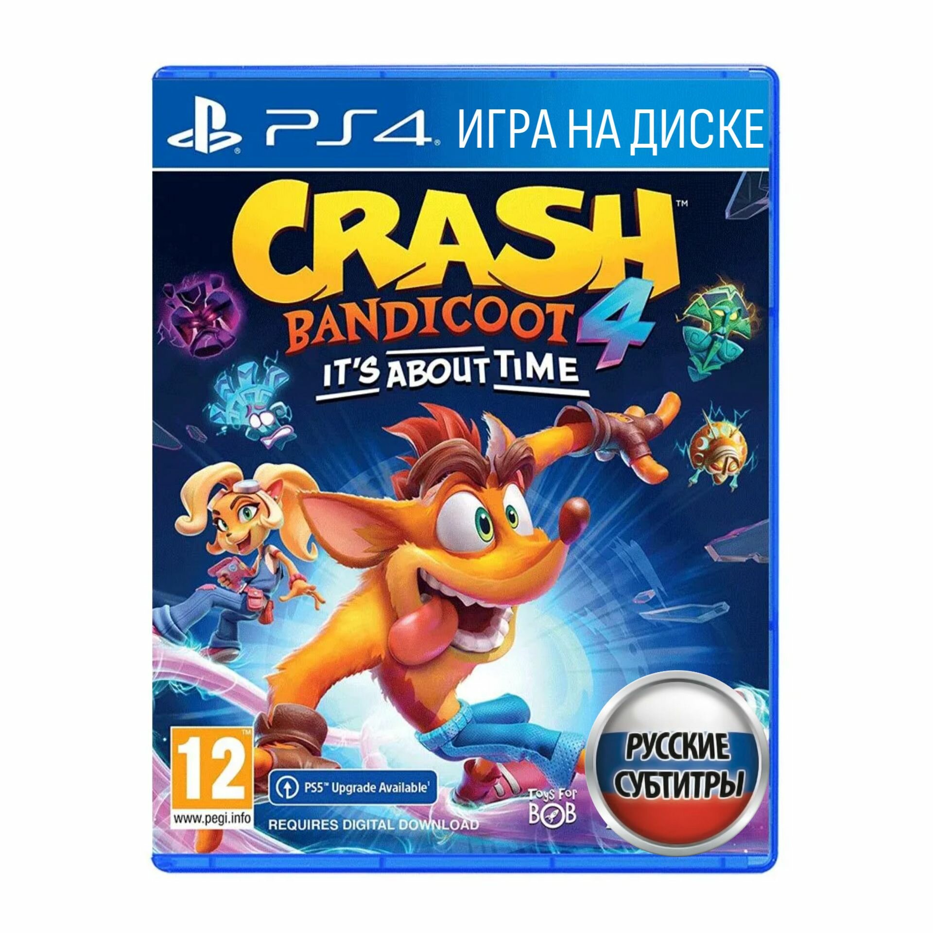 Игра Crash Bandicoot 4 It's About Time (Это Вопрос Времени) (PlayStation 4 Русские субтитры)