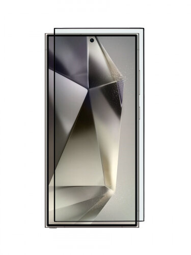 Защитное стекло 3D Zibelino для Samsung Galaxy S24 Ultra (6.8"), черная рамка