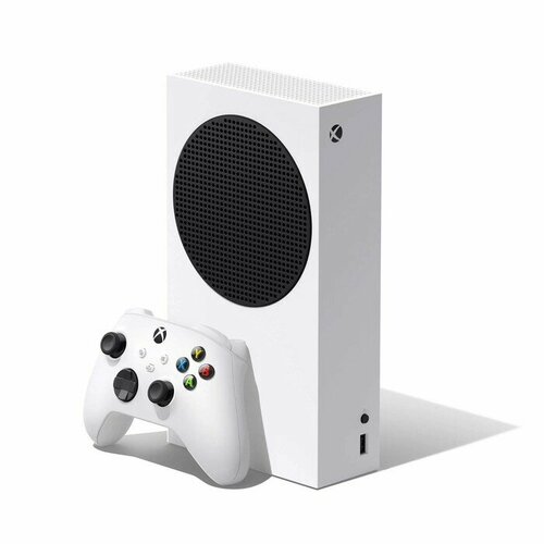 игровая приставка microsoft xbox series s 512 гб silver 512gb Игровая приставка XBOX SERIES S RRS-00015 MICROSOFT, 8K HDR, 512 ГБ, 120 Гц, HDMI, белая