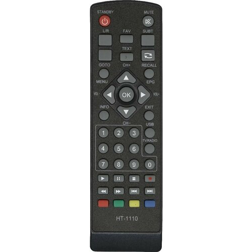 Пульт для ресивера CADENA HT-1110 DVB-T2 пульт для cadena ht 1110 1658 1920 rexant rx 511