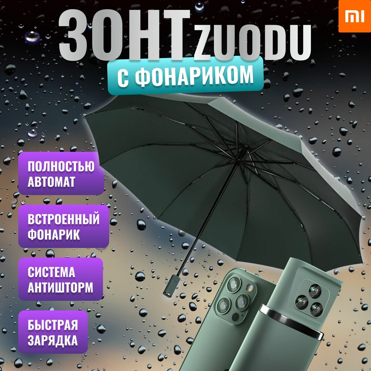 Смарт-зонт Xiaomi