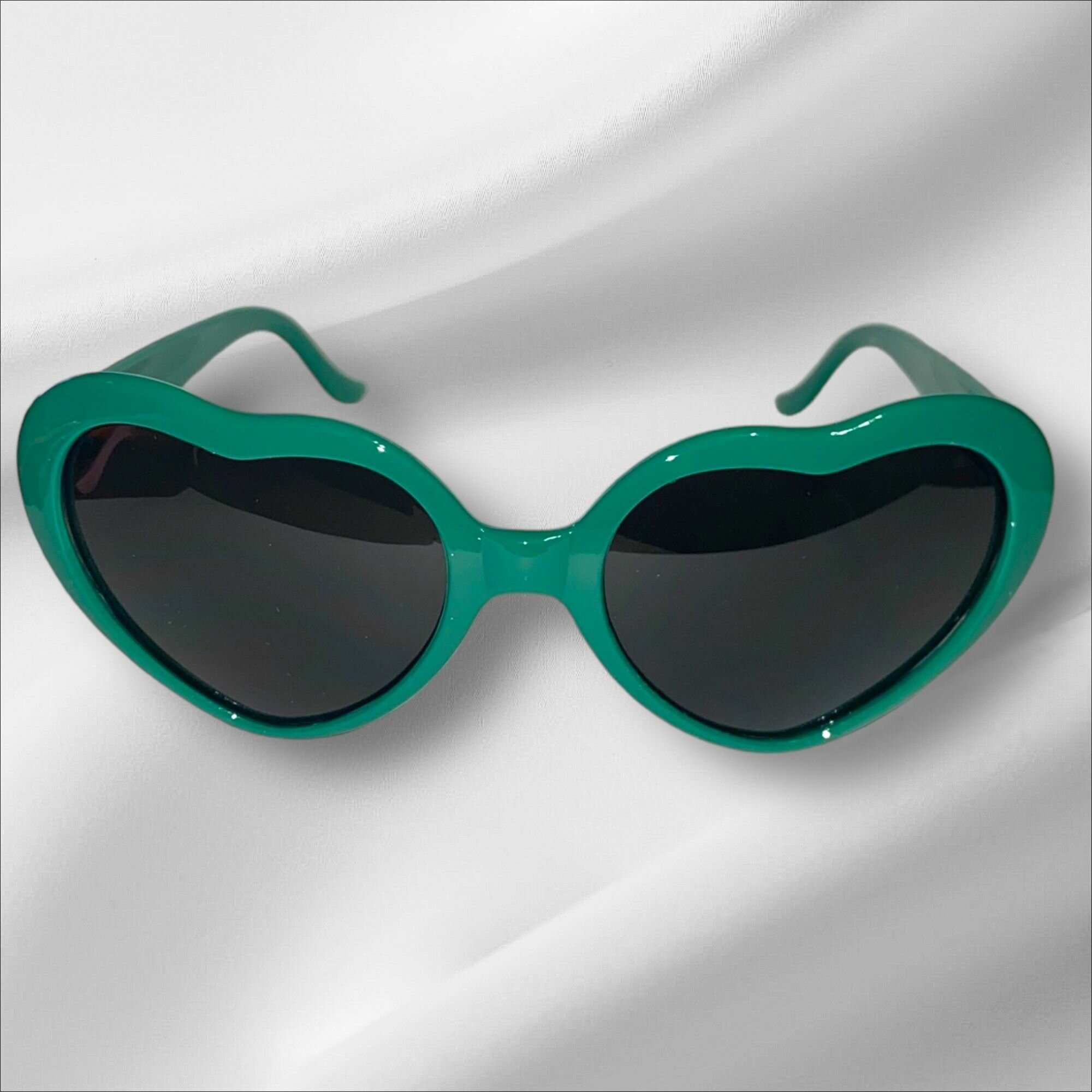 Солнцезащитные очки Очки детские.(сердце)-зеленый 
