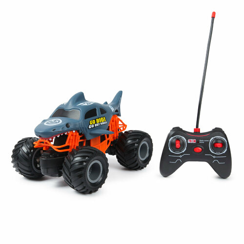 Машина Hot Wheels РУ 1:20 Акула грузовик DM0919 hot wheels машина ру 1 6 monster truck tiger shark 60660uw