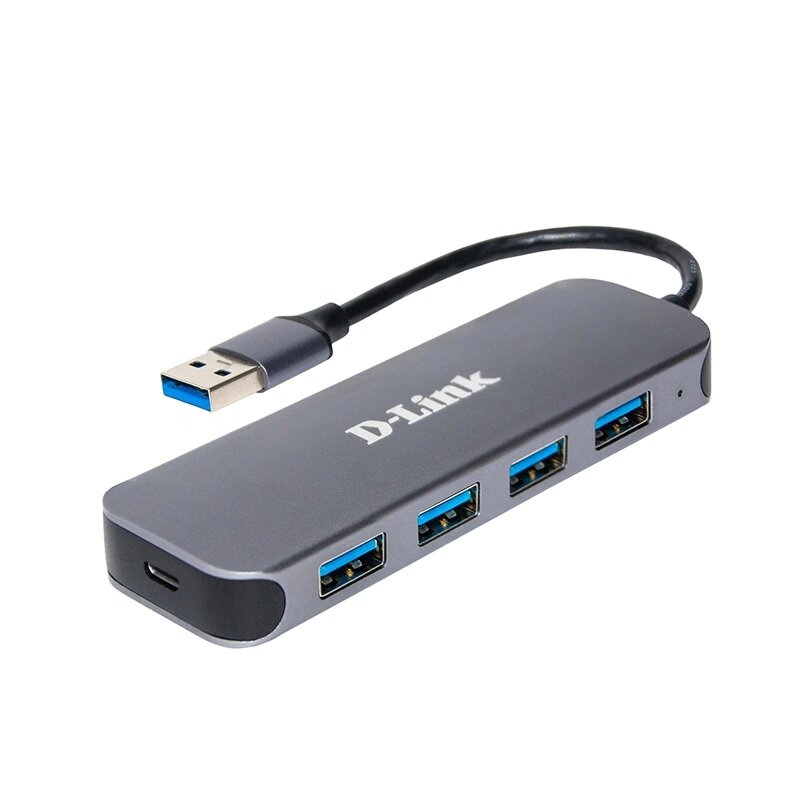 Разветвитель USB 3.0 D-Link DUB-1341/C2A Hub, 4xUSB 3.0