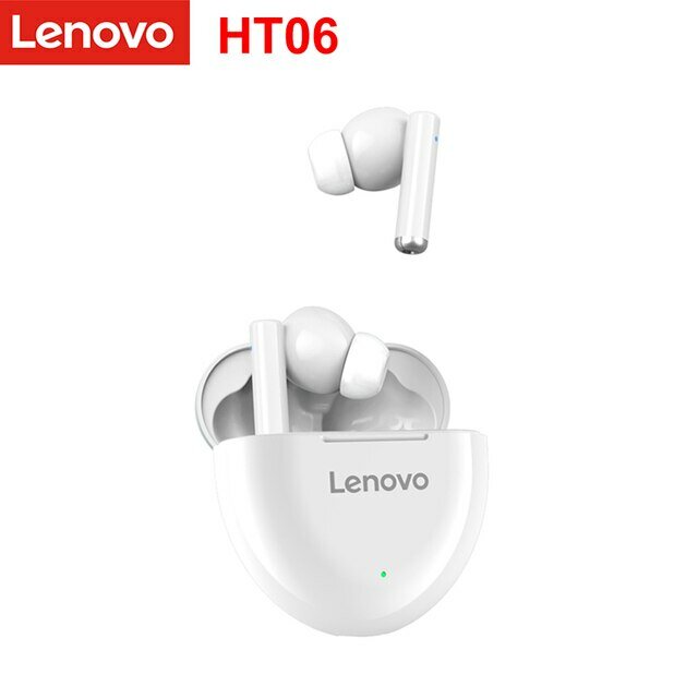 Наушники Lenovo HT06 True Wireless Earbuds (White)