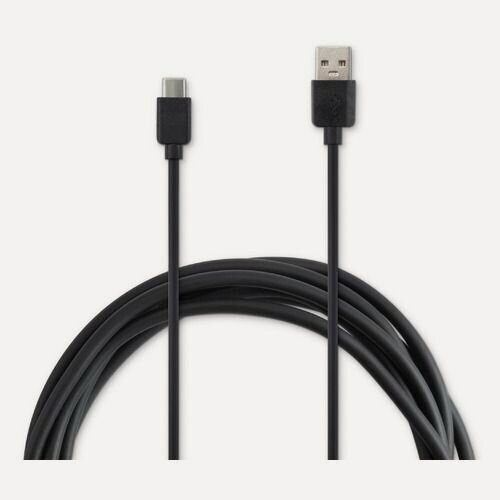 Изображение товара Кабель Buro USB Type-C (m) - USB (m), 2м, 3A, черный [bu-usb-ac-2m-3a]