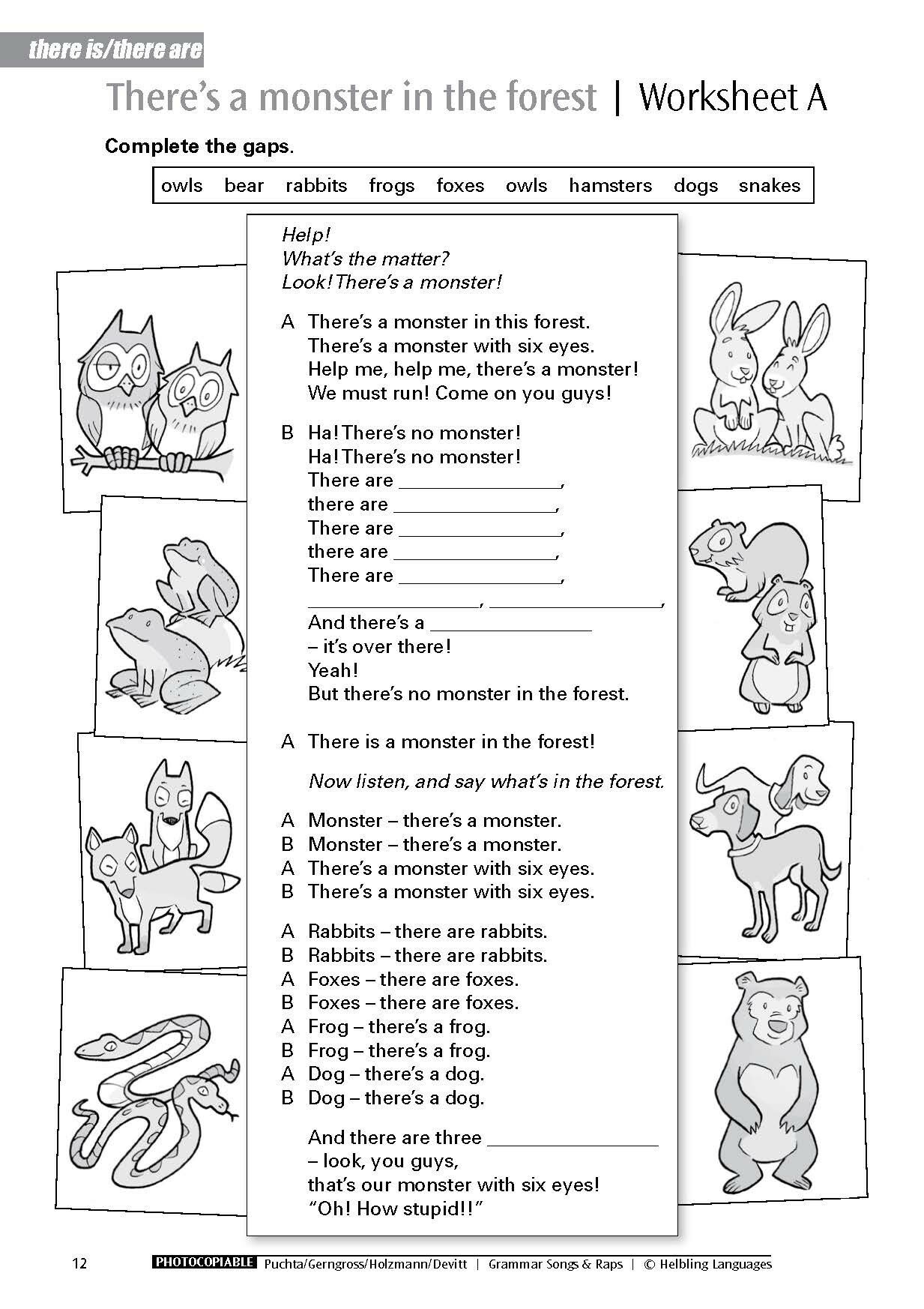 Grammar Songs and Raps. For Young Learners and Early Teens. Teacher's Book with 2 Audio CDs - фото №6