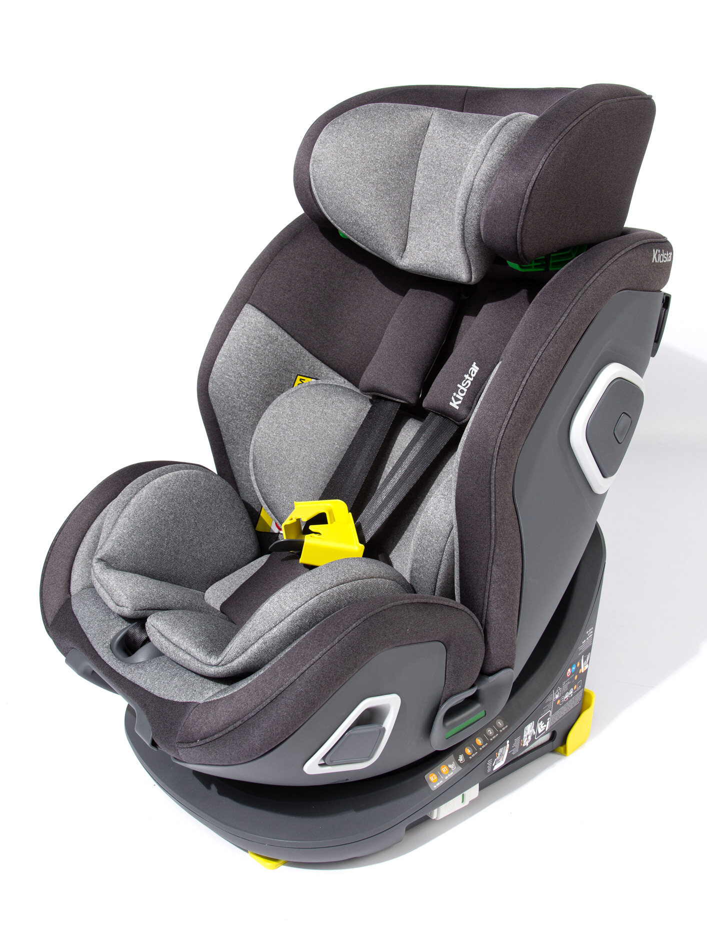 Детское автокресло Kidstar Gray 40-150 см I-size un 129R/03