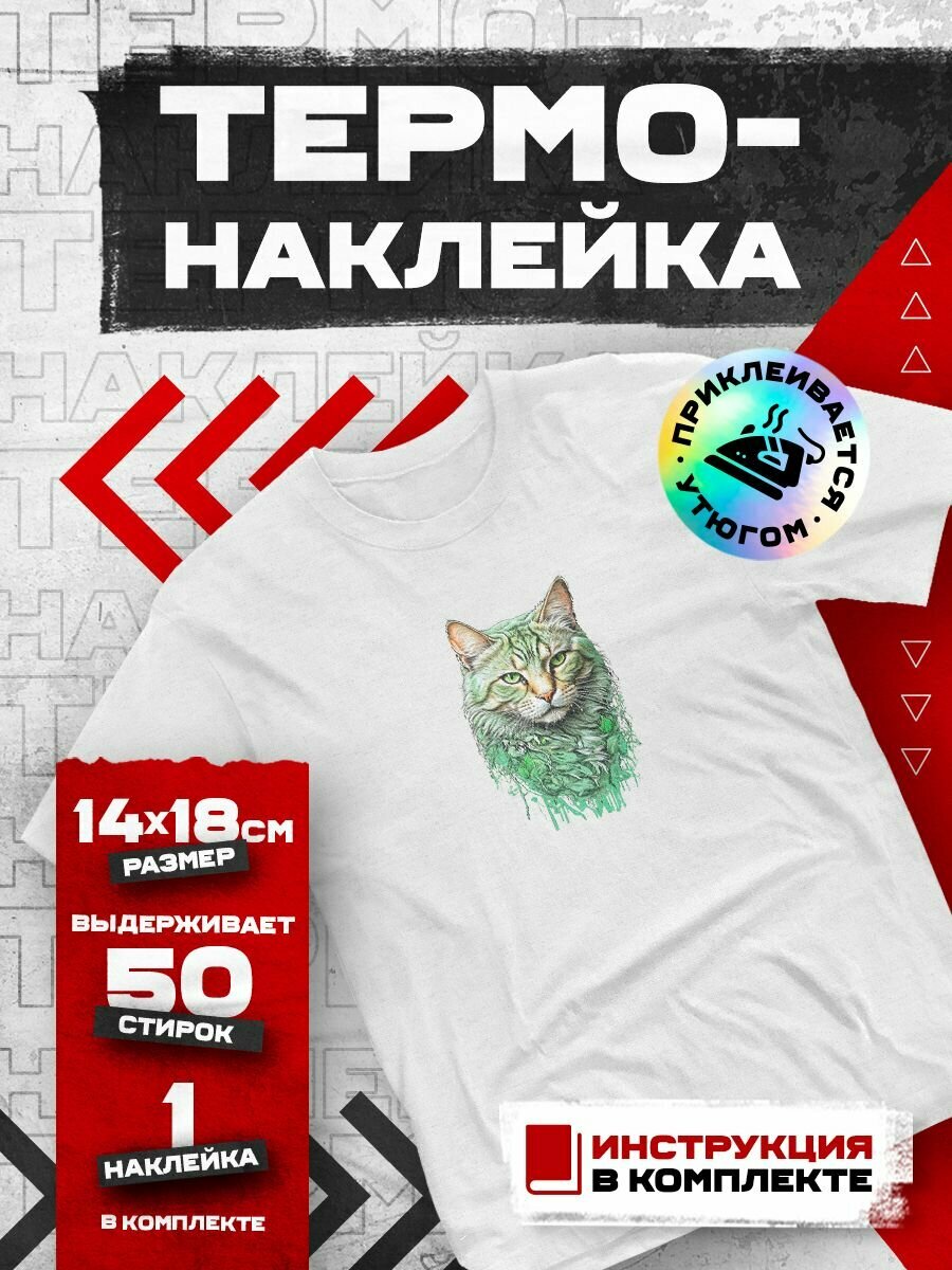 Термонаклейка Кот