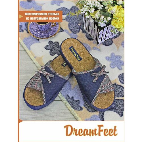 фото Тапочки dreamfeet, размер 36, navy