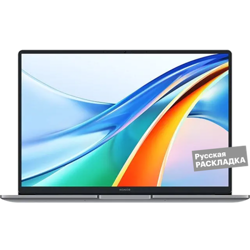 HONOR Ноутбук HONOR MagicBook MB X14 Pro 2024, i5 8+512GB 14 Серый (5301AHQK) ноутбук honor magicbook x14
