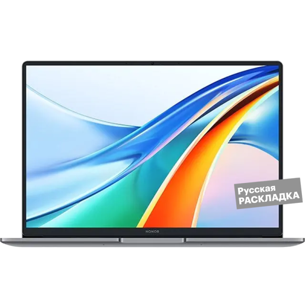 HONOR Ноутбук HONOR MagicBook MB X14 Pro 2024, i5 8+512GB 14" Серый (5301AHQK)