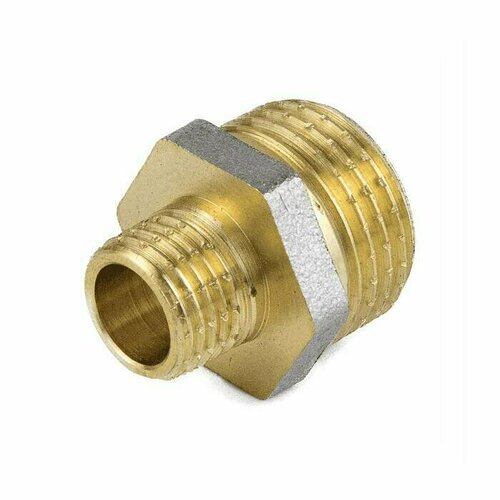 Ниппель латунь никель переходной Ду 32х25 (1 1/4