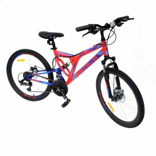 Велосипед Stels Mustang 24 MD V010 Красный неоновыйСиний 16 25270₽