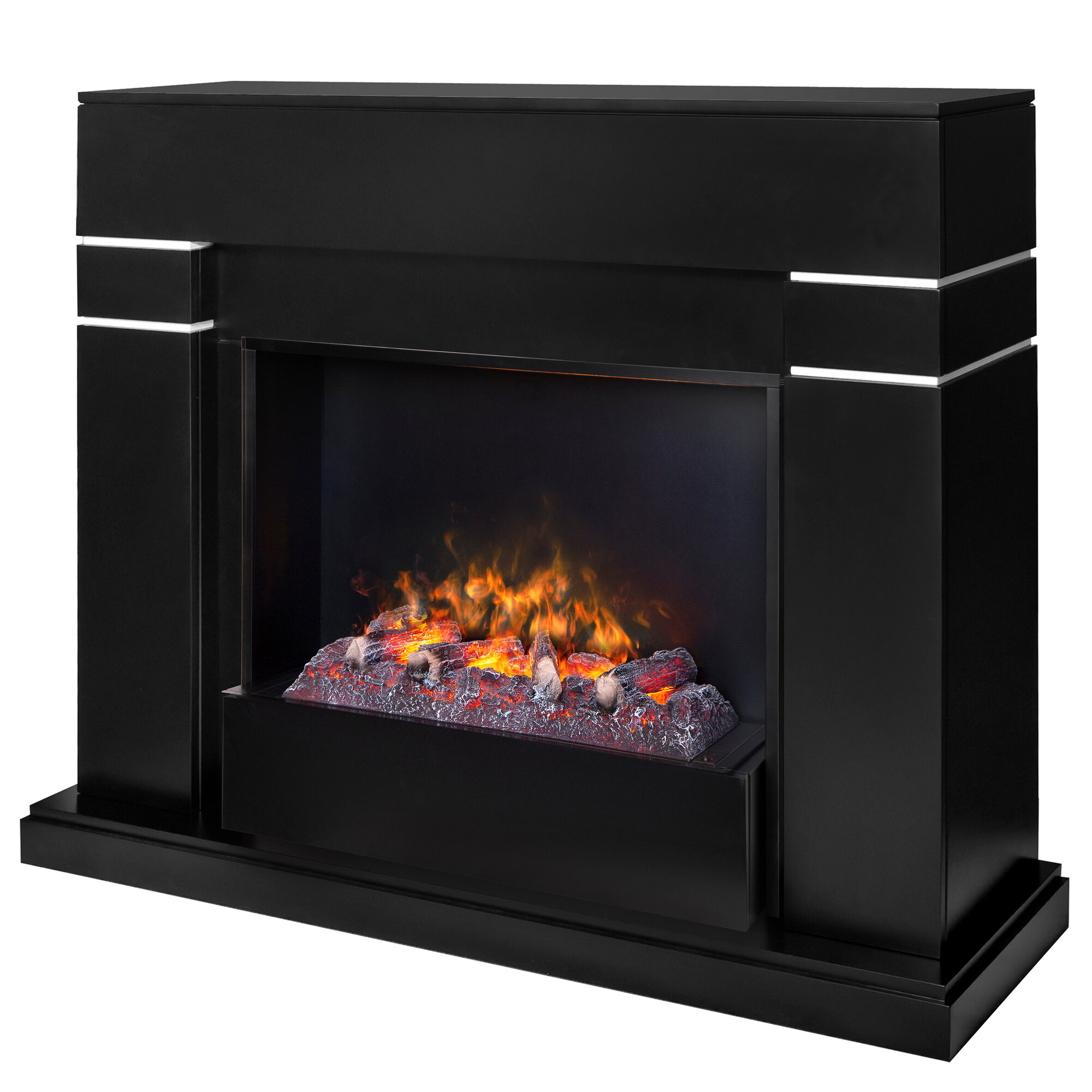 Электрокамин RealFlame Lindelse 26 BLM 3D Cassette 630 + Black вставка