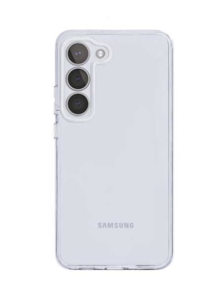 Чехол защитный VLP Crystal Case для Samsung Galaxy S23, прозрачный - фото №1