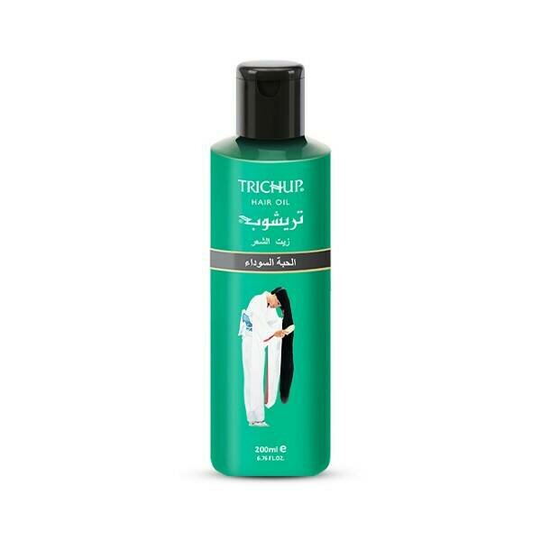 TRICHUP Hair oil BLACK SEED, Vasu (тричуп (тричап) Масло для волос С черным тмином, Васу), 200 мл.