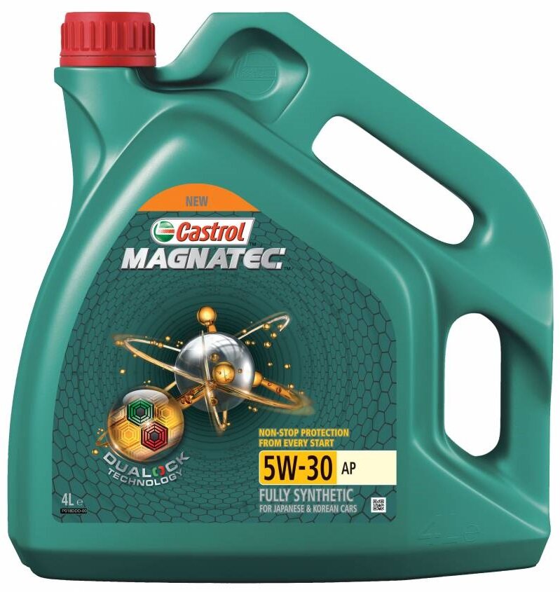 Синтетическое моторное масло Castrol Magnatec 5W-30 AP, 4 л, 1 шт.