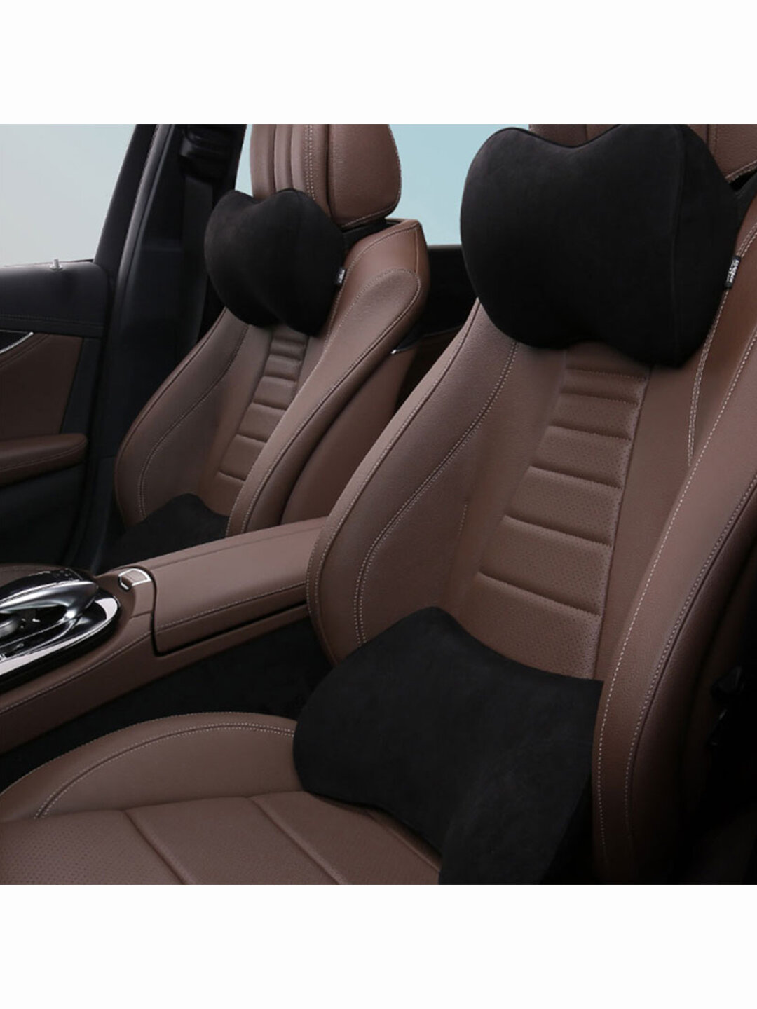 Картинки Комплект ортопедических подушек для шеи и поясницы Xiaomi Bounds A Set Of Memory Foam Pillows Black