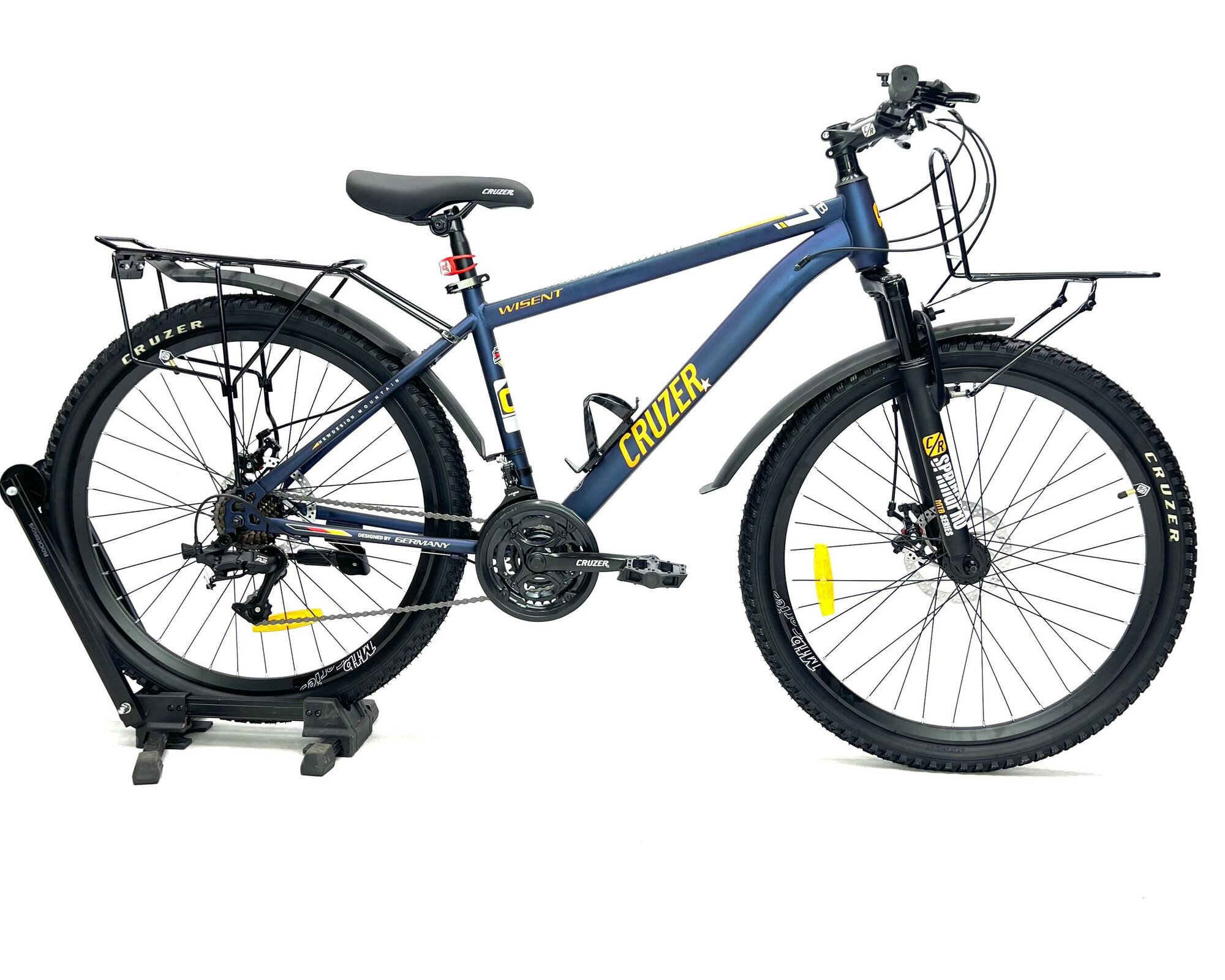 Велосипед горный "Cruzer Wisest" 26" колеса, 17" рама, рост 140 - 185 см, синий цвет