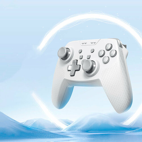 Беспроводной Геймпад Jemdo для Nintendo Switch ПК смартфона с TURBO-режимом и гироскопом белый 4000₽