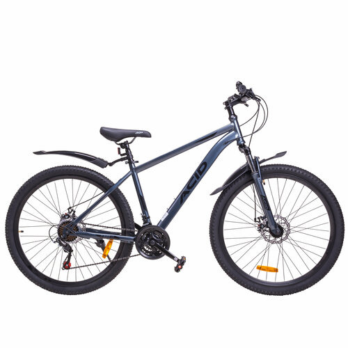 Велосипед взрослый горный 275 ACID F 520 D 2024 года рама 17 темно-серый черный 22213₽