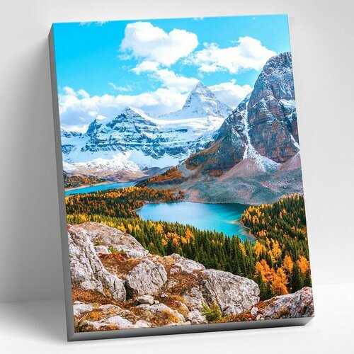 Картина по номерам Скалистые горы, 40x50 см. Molly модульная картина скалистые горы 130x72