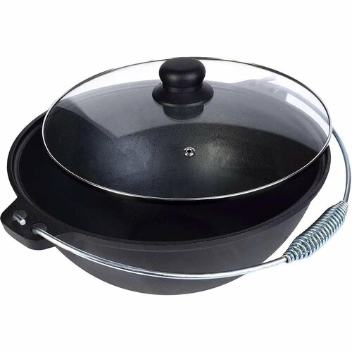 Казан чугунный с крышкой 6л 7623₽