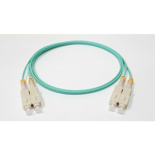 Шнур оптический патч-корд dpc SC-SC 50125 OM3 duplex LSZH 3m 586₽