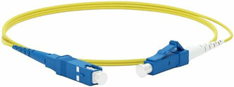 Патч-корд оптический (optic patch cord) SC/UPC-LC/UPC SM 9/125мкм одномодовый (simplex) 1 метр