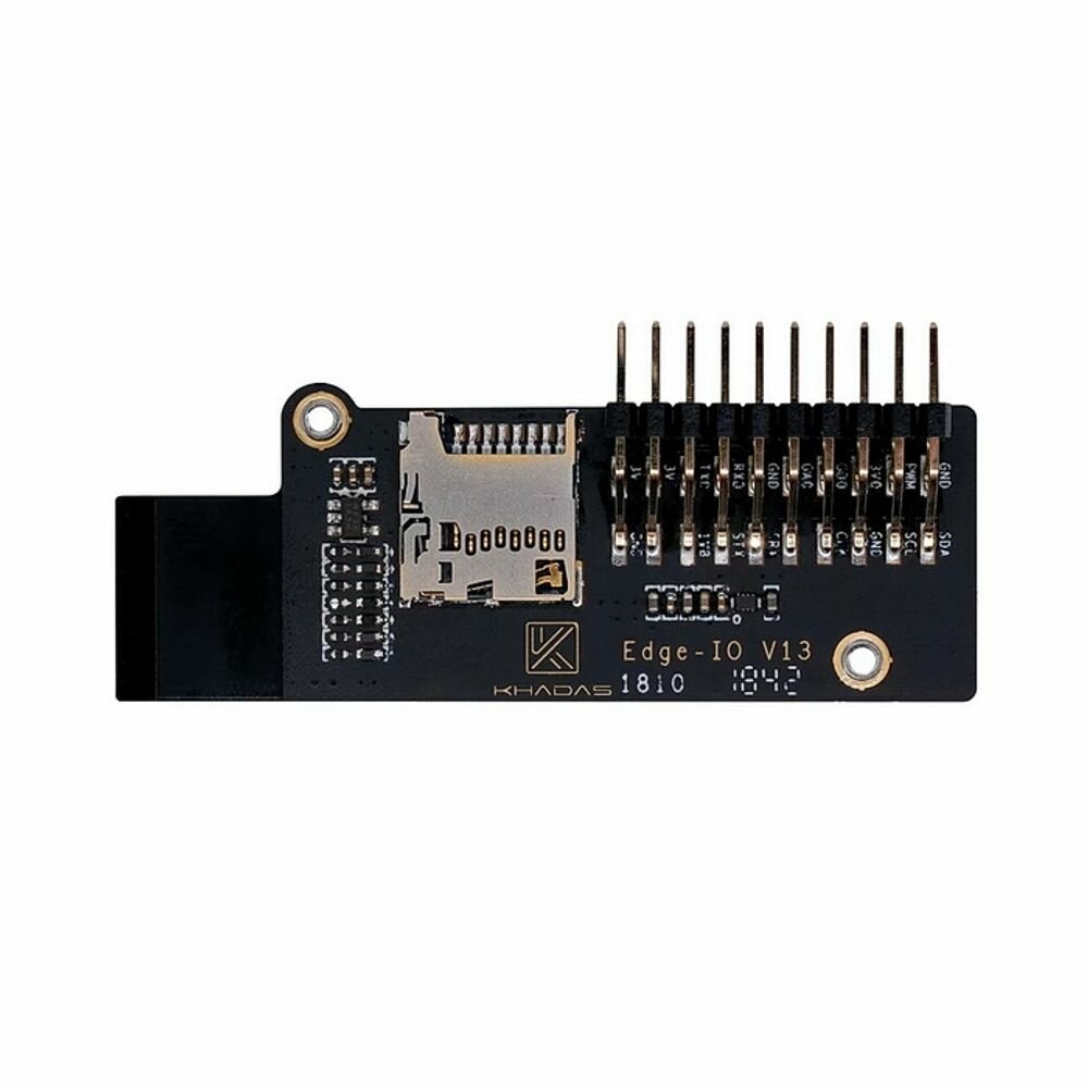 Плата интерфейсная Khadas Edge-IO Module Expands I/O for Khadas Edge, TF Card Slot, 20-PIN GPIO Header, KIO-E-001