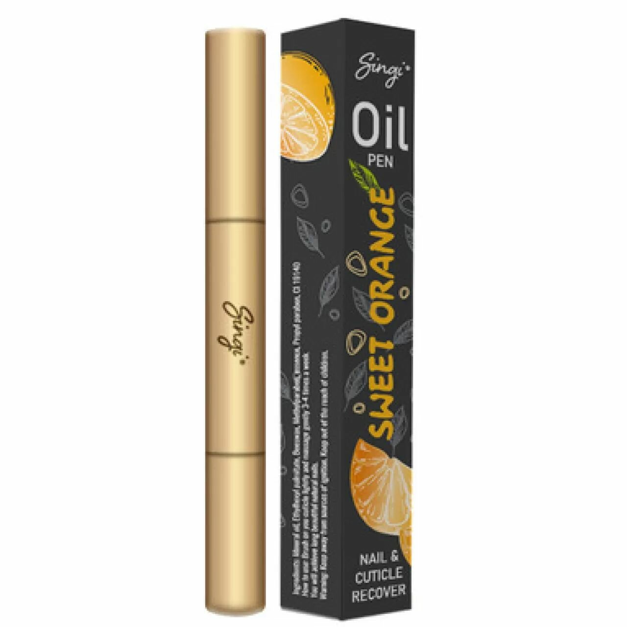 SINGI Масло для кутикул OIL PEN Nail & Cuticle Recover - Sweet Orange, 3 мл, сладкий апельсин