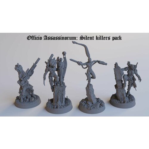 Officio Assassinorum: Assassin pack / Официо Ассассинорум: Виндикар, Кулексус, Каллидус, Эверсор / Warhammer 40k Официо Ассассинорум