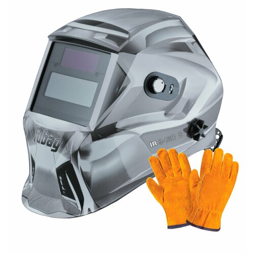 маска сварщика fubag ir 9 13c s Маска сварщика Хамелеон FUBAG IR 9-13C S + рабочие перчатки
