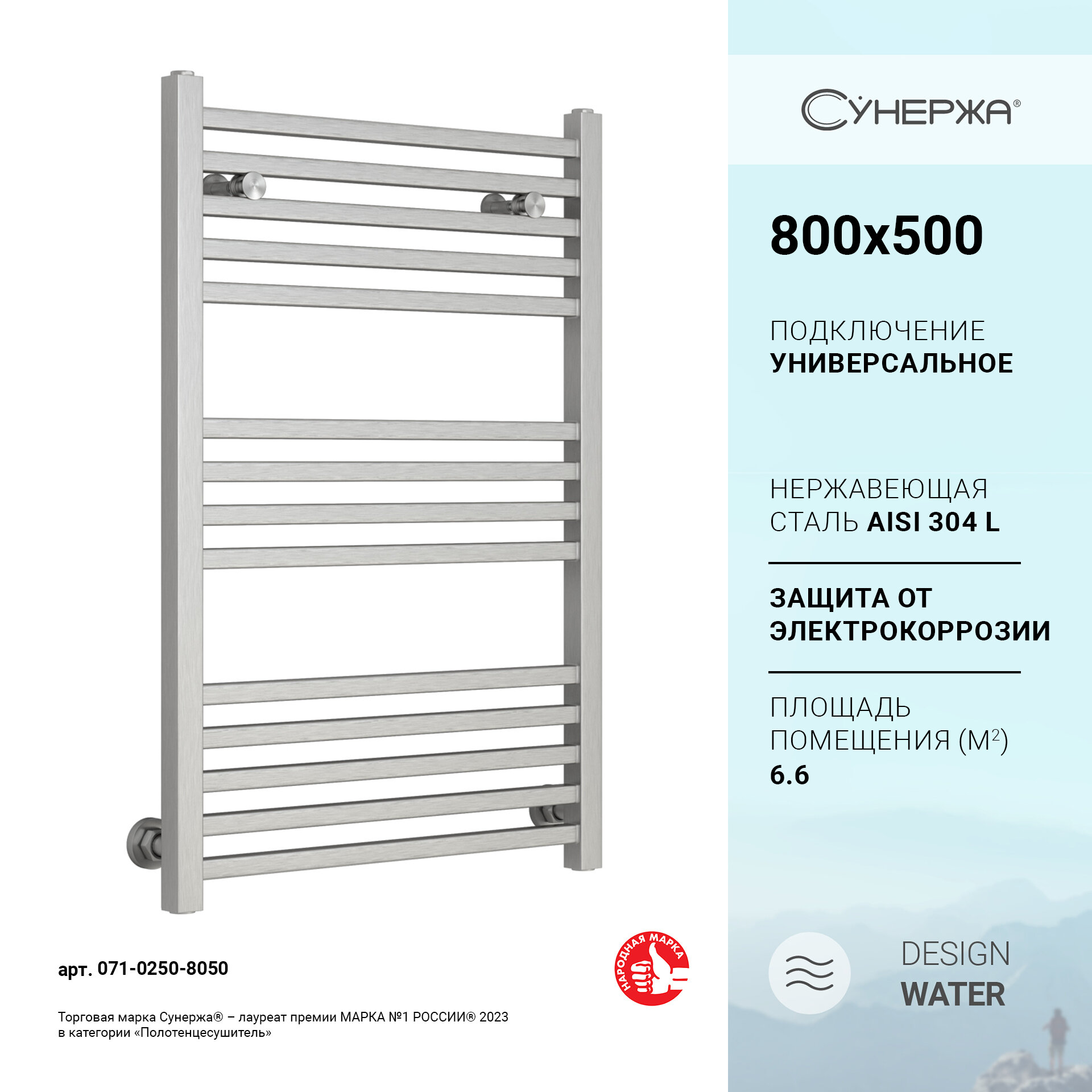 фото Водяной полотенцесушитель Сунержа Модус