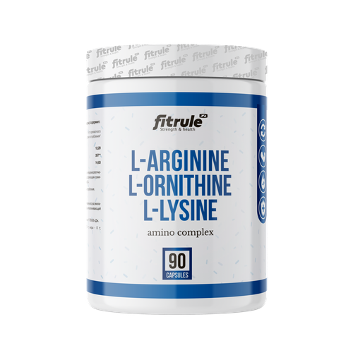 Fitrule Arginine+Ornitine+Lysine 90 caps