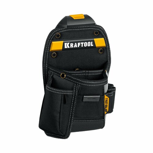 Поясная сумка KRAFTOOL KP-8 с быстросъёмным креплением FastClip 8 карманов и петель 170 х 260 мм 38776 2785₽