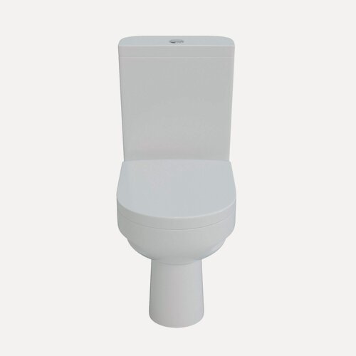 Изображение товара Унитаз-компакт APEGGO Terra, двухрежимная арматура Оливера, сиденье дюропласт с микролифтом быстросъемное, белый GG10001WH