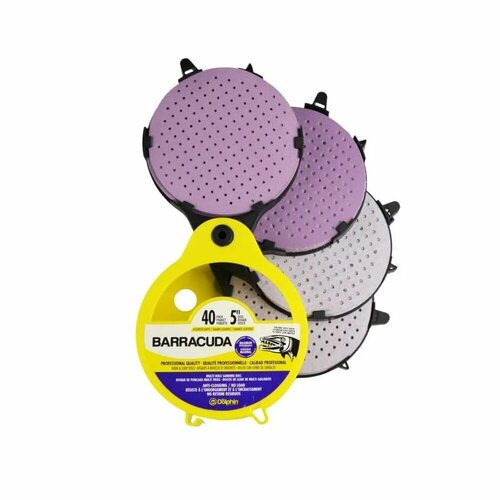 Набор шлифовальных дисков 40 абразивов зерно 80120180220 Blue Dolphin 152мм 6890₽