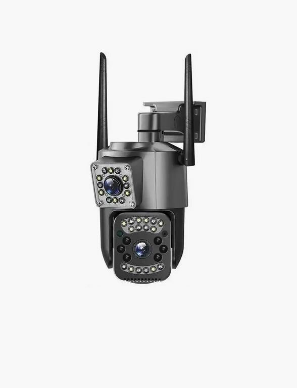 Уличная камера видеонаблюдения V380 WiFi с двумя объективами 5 Мп