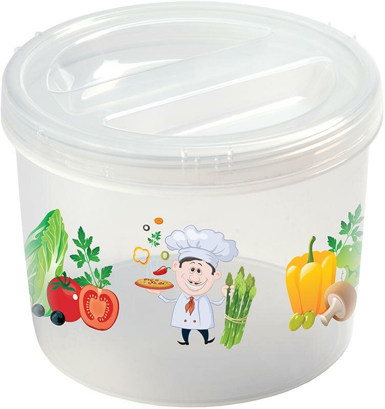 фото Банка Бытпласт с завинчивающейся крышкой 1.2л