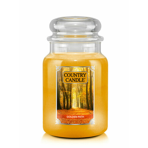 Country Candle/ Свеча большая Золотой путь / Golden Path 652гр.110-150 часов